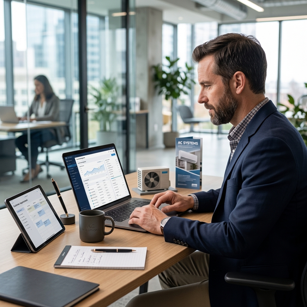 Gestión de contactos para empresa de climatización