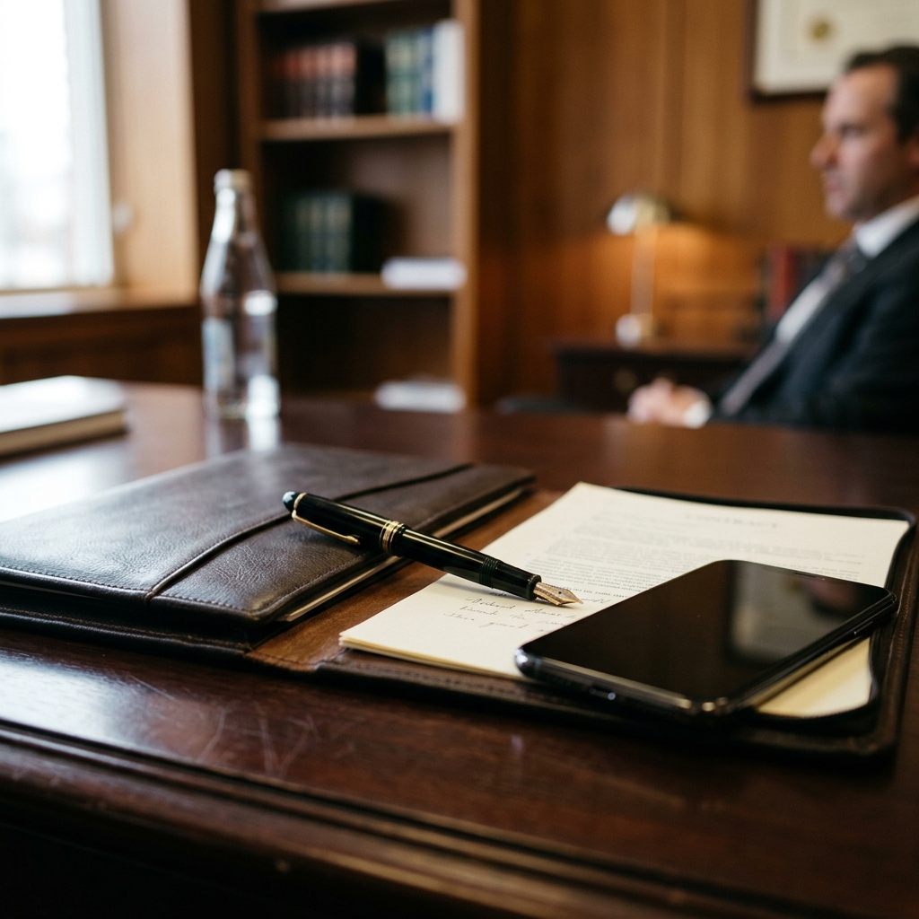 Consulta legal y claridad profesional