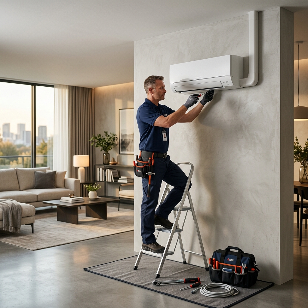 Instalación profesional de aire acondicionado