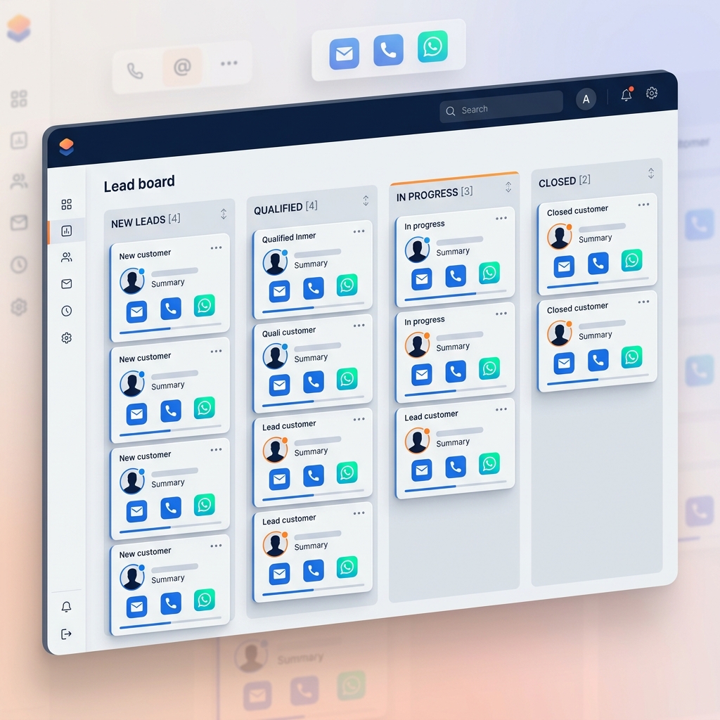 Organización y gestión de contactos para mejora comercial